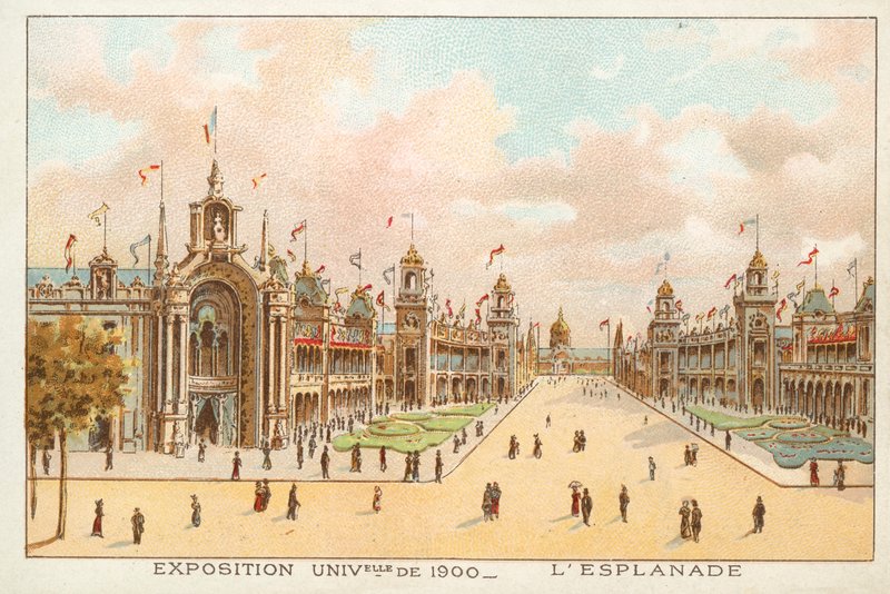 La Explanada, Exposición Universal 1900, París de French School