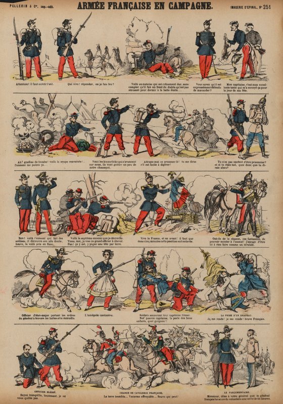 El ejército francés en el campo de French School