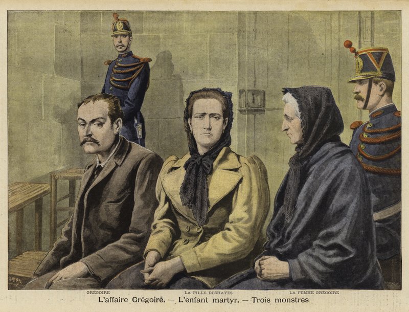 Asesinato del niño Gregoire, Francia, 1897 de French School