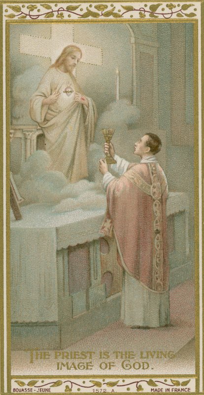 El sacerdote es la imagen viva de Dios de French School