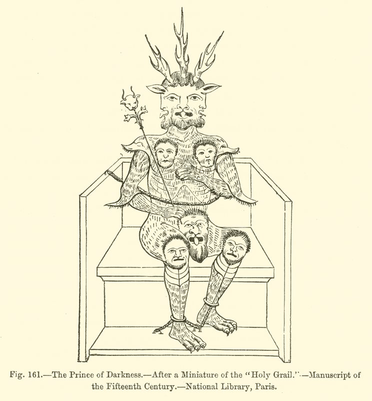 El Príncipe de las Tinieblas (grabado) de French School