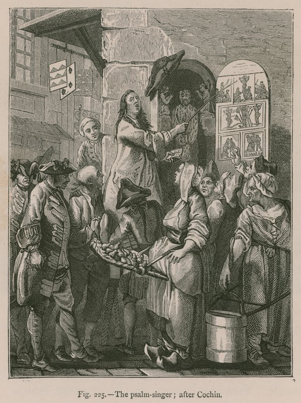 El cantor de salmos; después de Cochin de French School