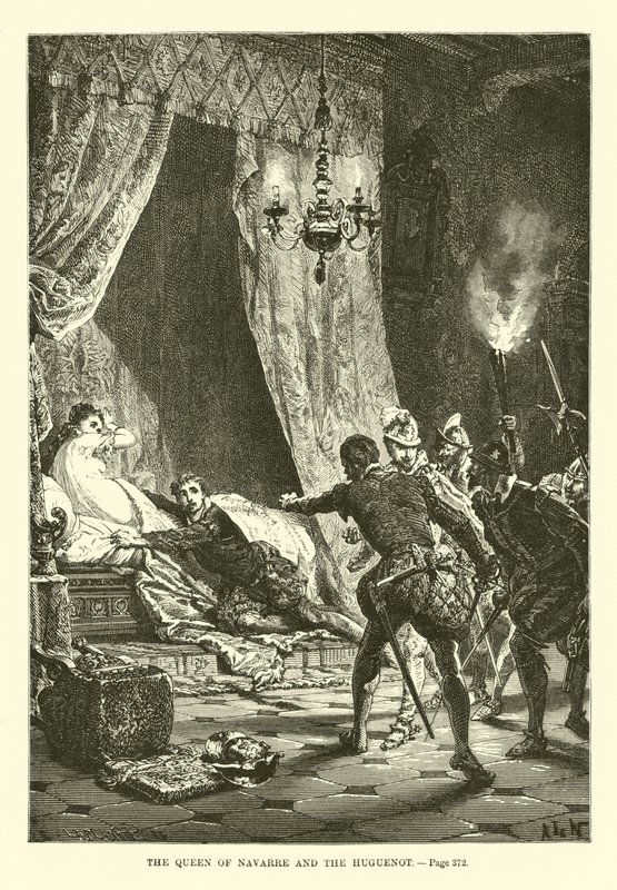 La Reina de Navarra y el Hugonote de French School