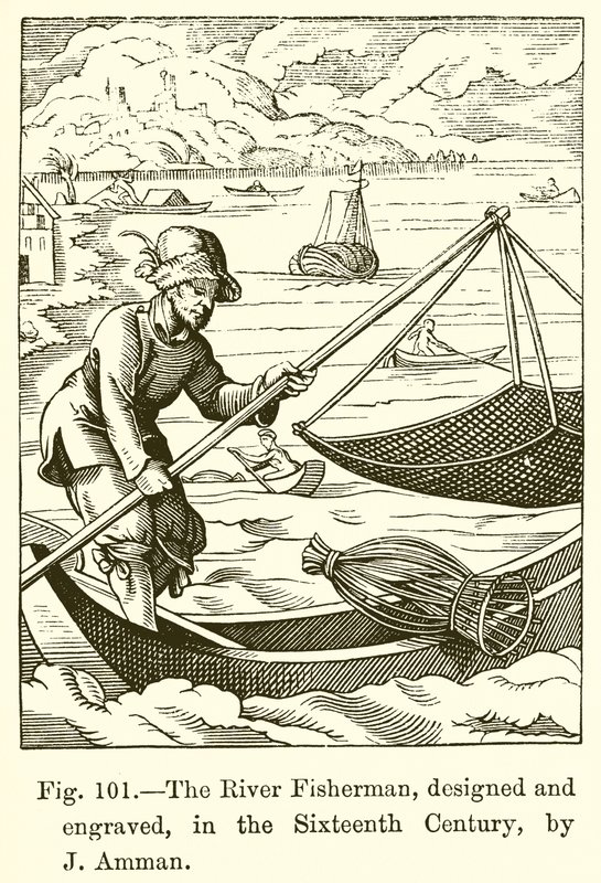 El pescador de río de French School