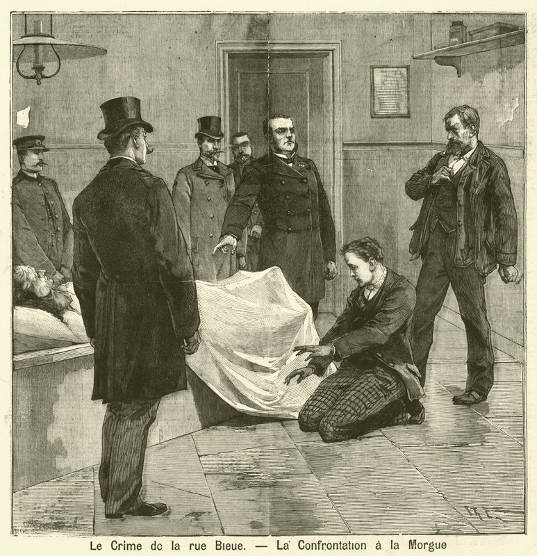 El asesinato de la Rue Bleue, París de French School