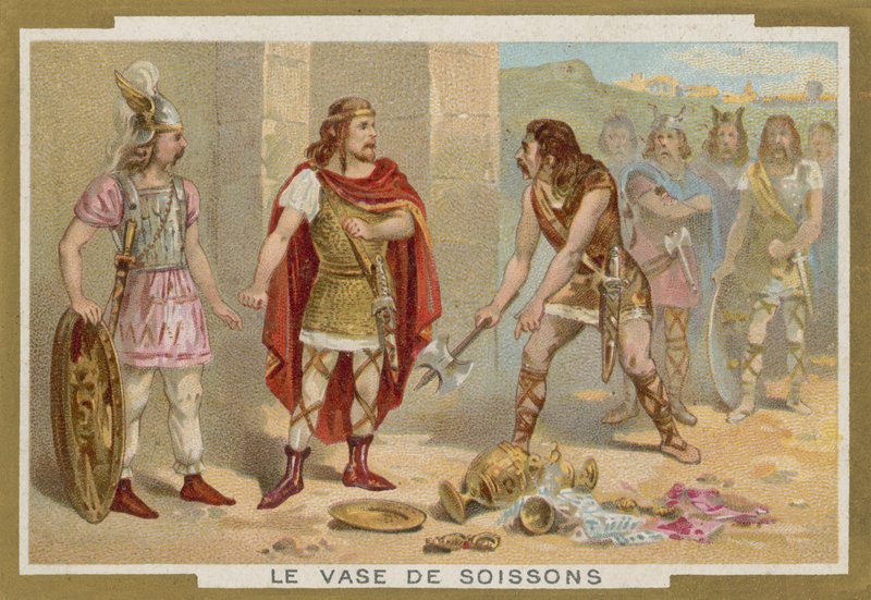 El Vaso de Soissons (cromolitografía) de French School