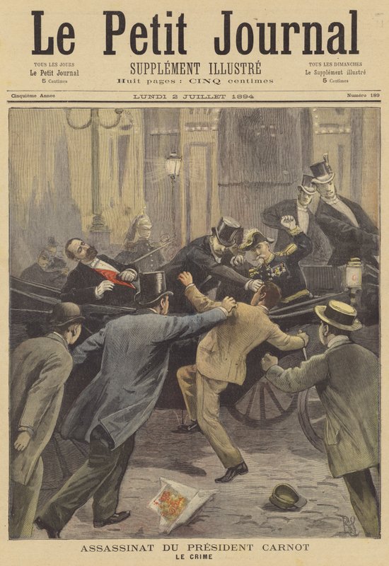 El asesinato del presidente Carnot de French School