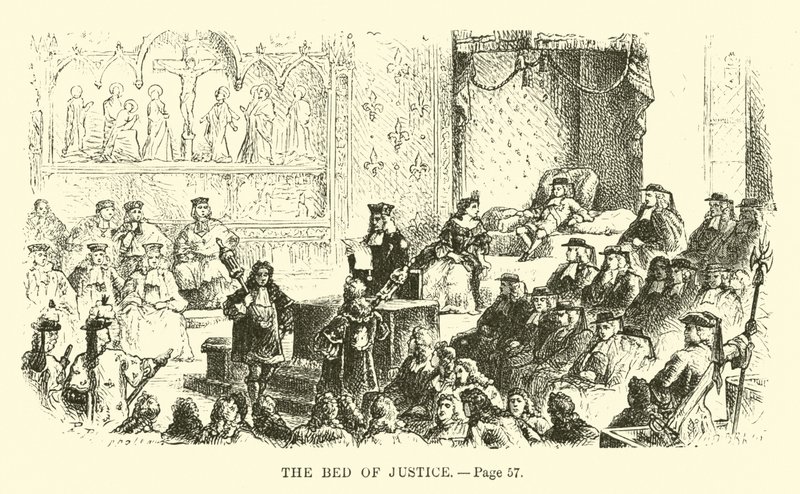 El lecho de justicia de French School