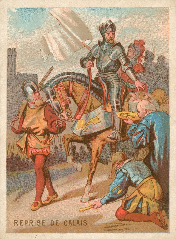 La captura de Calais por el Rey Enrique II de Francia de French School
