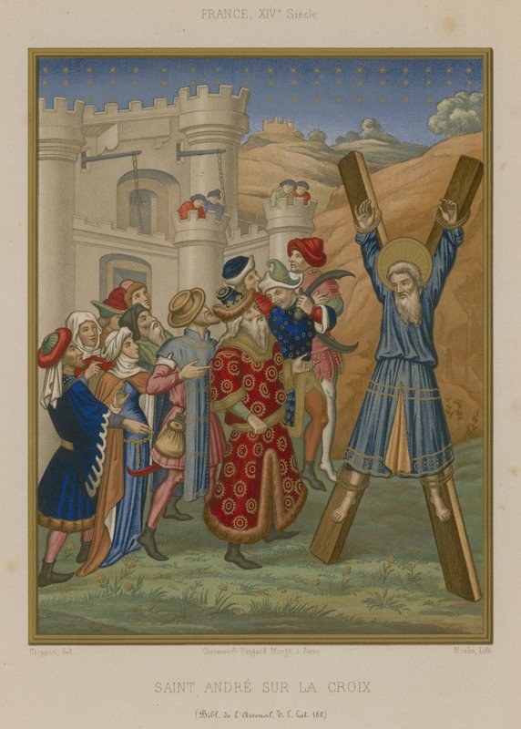 La crucifixión de San Andrés de French School