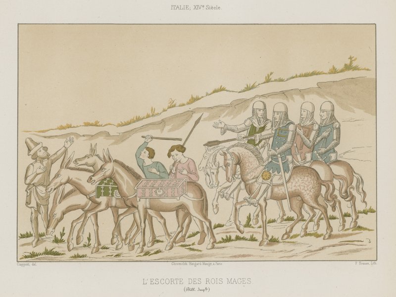 La escolta de los Magos de French School