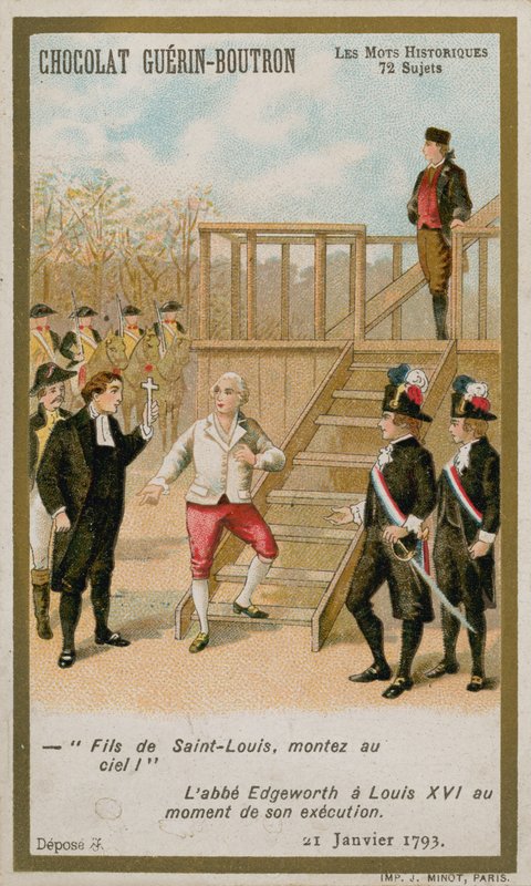 La ejecución del Rey Luis XVI de Francia, 21 de enero de 1793 de French School
