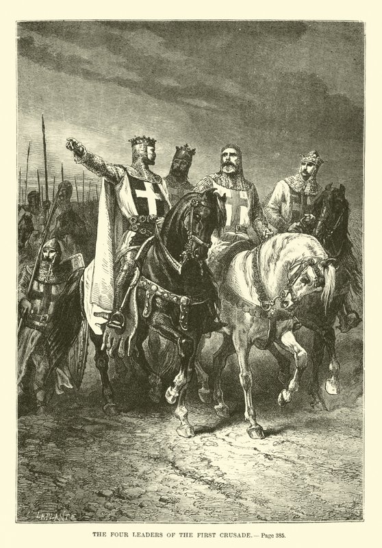 Los cuatro líderes de la Primera Cruzada de French School