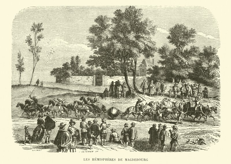 Los hemisferios de Magdeburgo de French School