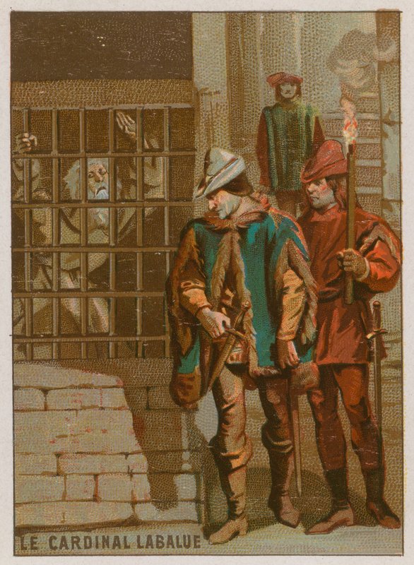 El encarcelamiento del Cardenal Jean Balue de French School