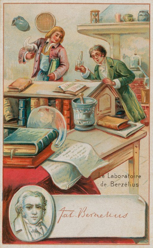 El laboratorio del químico suizo Jons Jacob Berzelius de French School