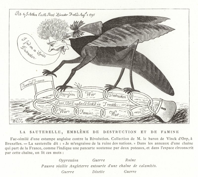 La langosta, emblema de destrucción y hambruna de French School