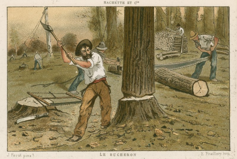 El leñador de French School
