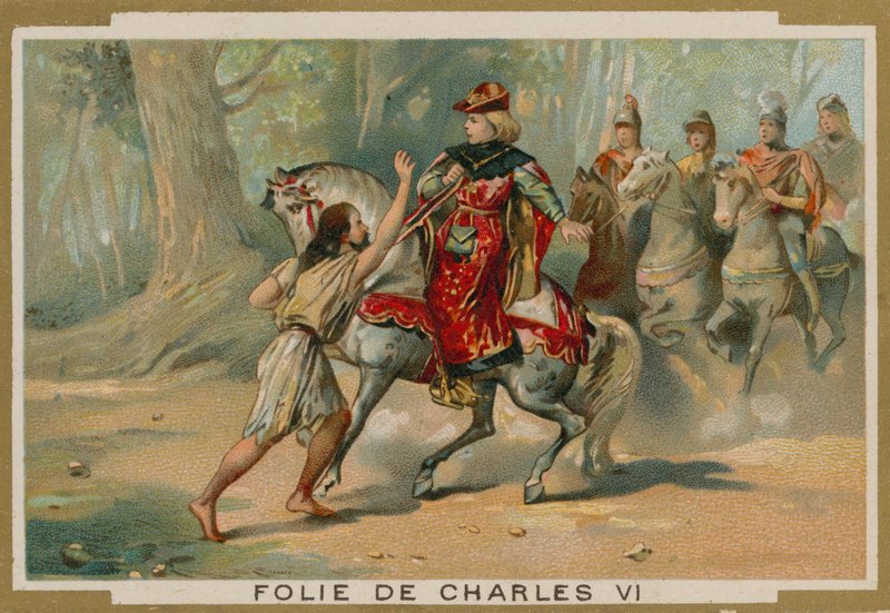 La locura del rey Carlos VI de Francia, 1392 de French School