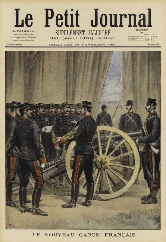 El nuevo cañón francés, 1897 de French School