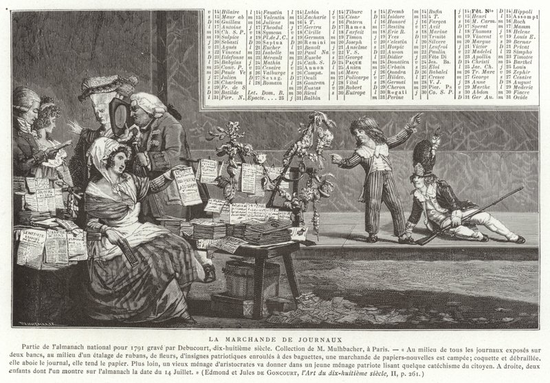 El vendedor de periódicos de French School
