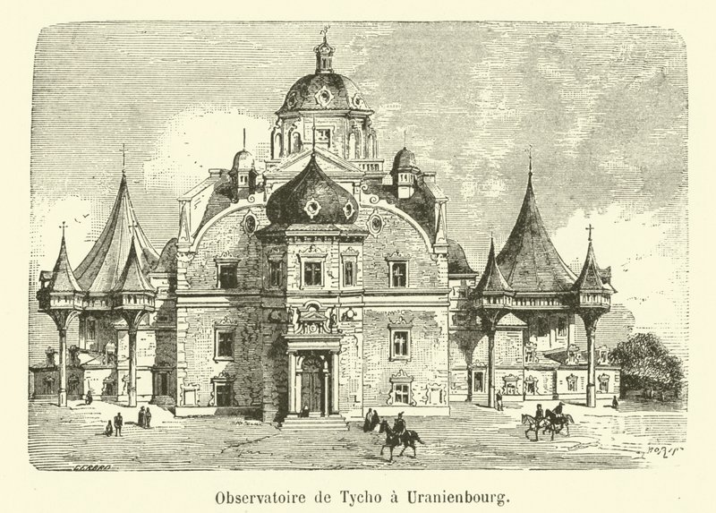 El observatorio de Tycho Brahe en Uranienbourg de French School