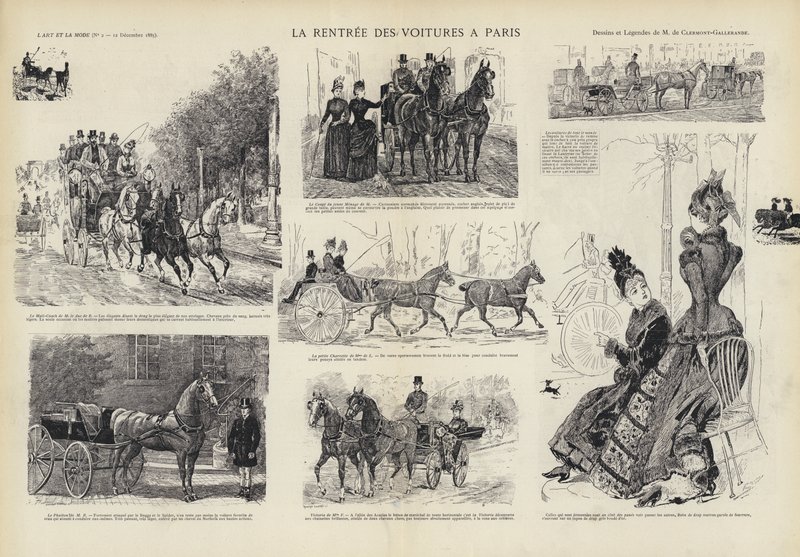 El regreso de los carruajes a París de French School