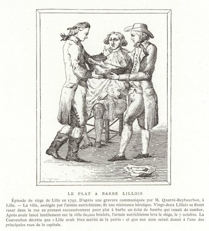 El plato de afeitar de Lille de French School