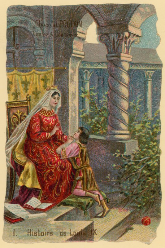 La historia del rey Luis IX de Francia de French School