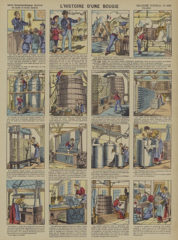 La historia de una vela de French School