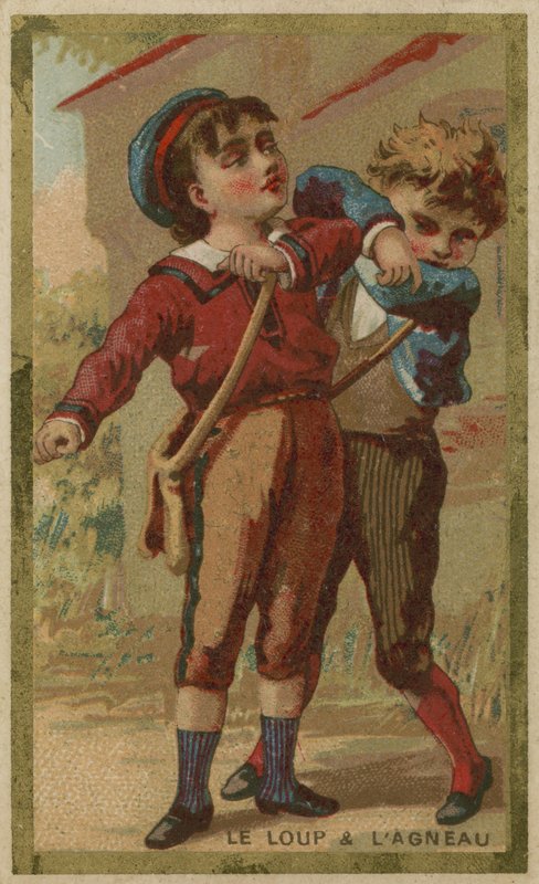 El lobo y el cordero de French School