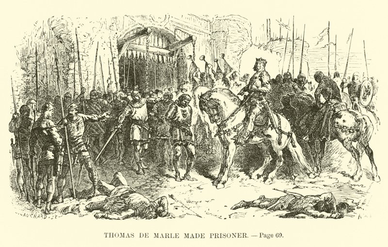 Thomas de Marle hecho prisionero de French School