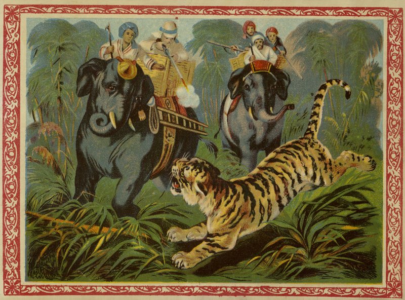 Caza de tigres de French School