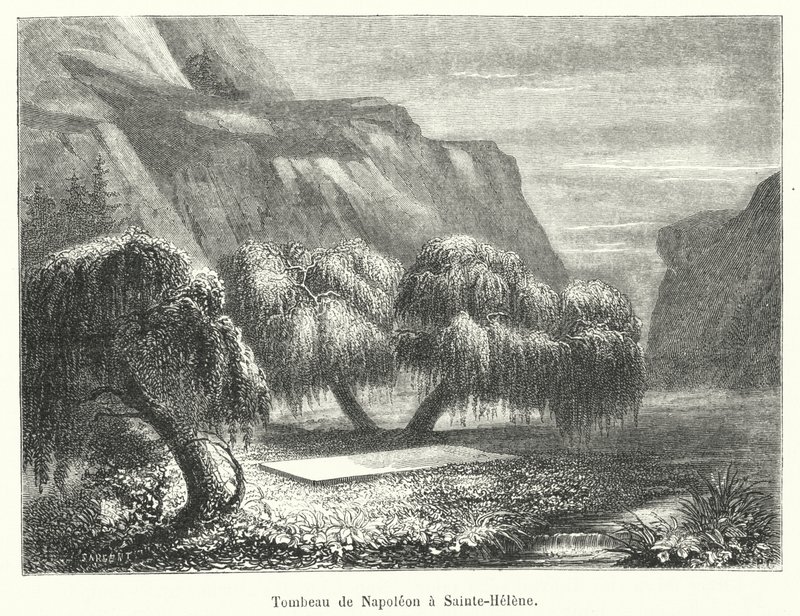 Tumba de Napoleón en Santa Elena de French School