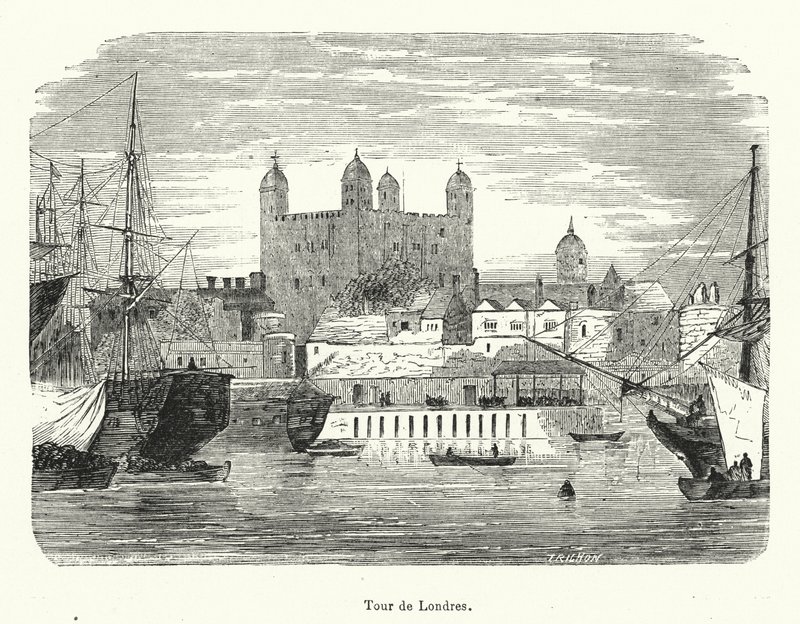Torre de Londres (grabado) de French School
