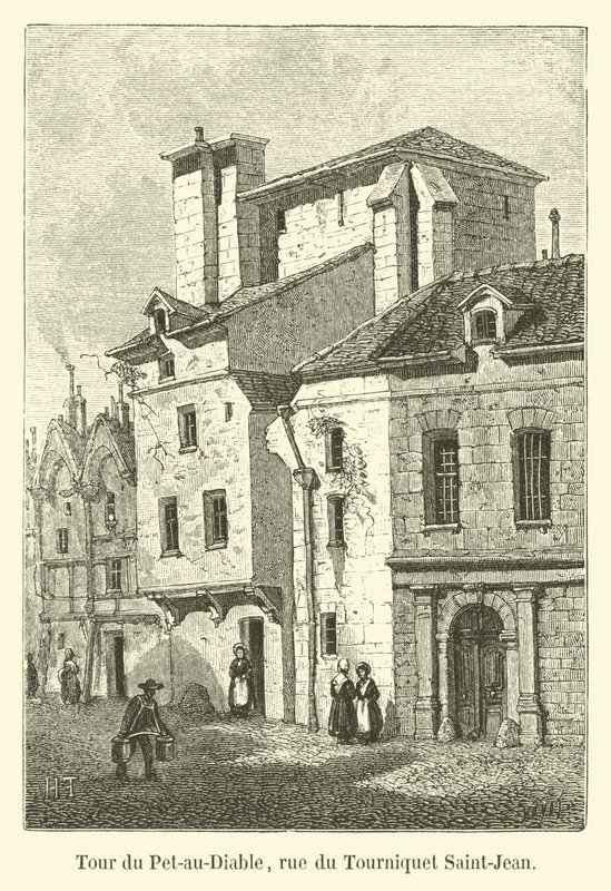 Torre de Pet-au-Diable, calle del Tourniquet Saint-Jean de French School