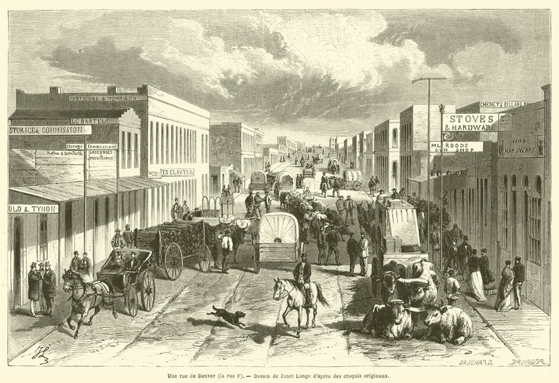 Una calle de Denver, la calle F de French School