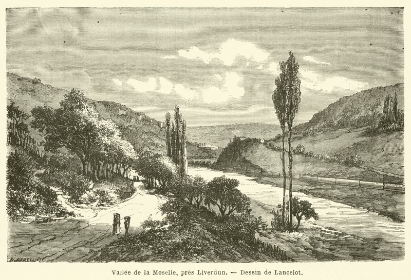 Valle del Mosela, cerca de Liverdun de French School