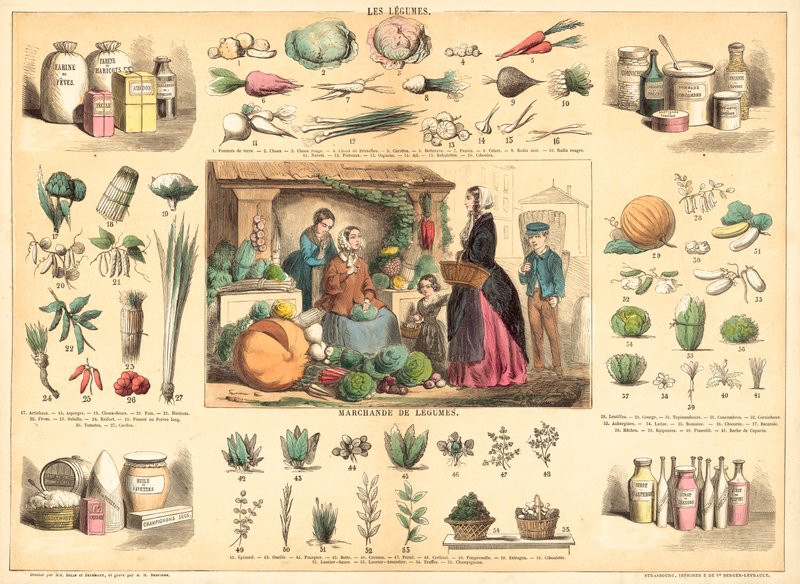 Vegetales de French School