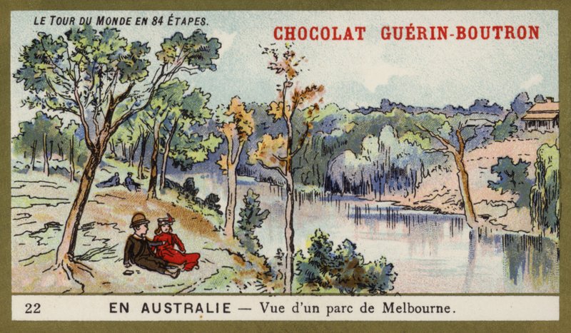 Vista de un parque en Melbourne, Australia de French School