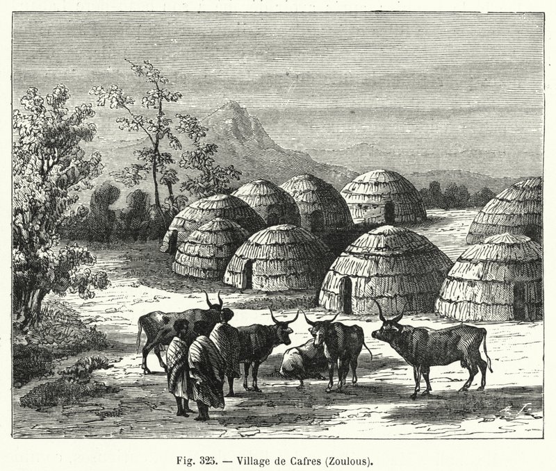Aldea de Cafres, Zulúes de French School