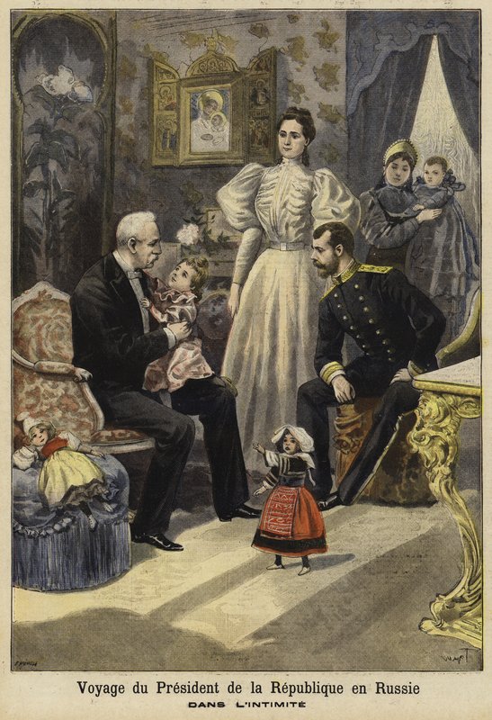 Visita del presidente francés Félix Faure a Rusia, 1897 de French School