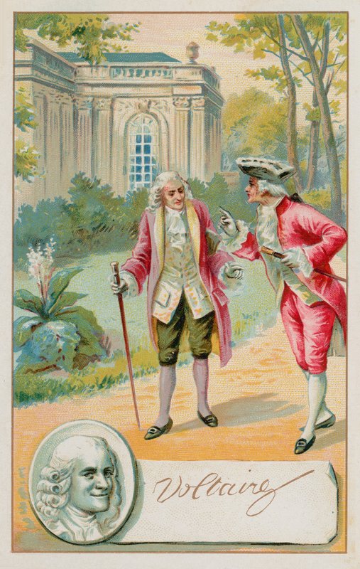 Voltaire, escritor, historiador y filósofo de la Ilustración francesa (1694-1778) de French School
