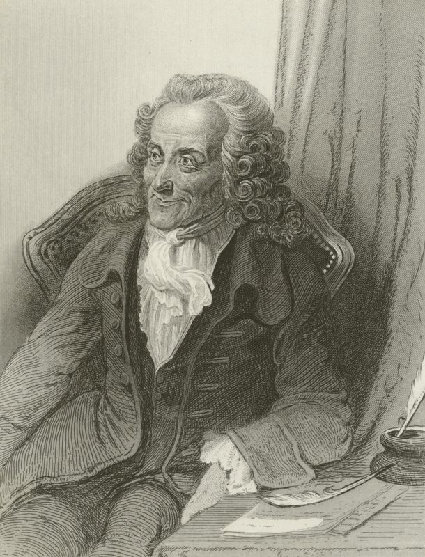 Voltaire, escritor francés de French School