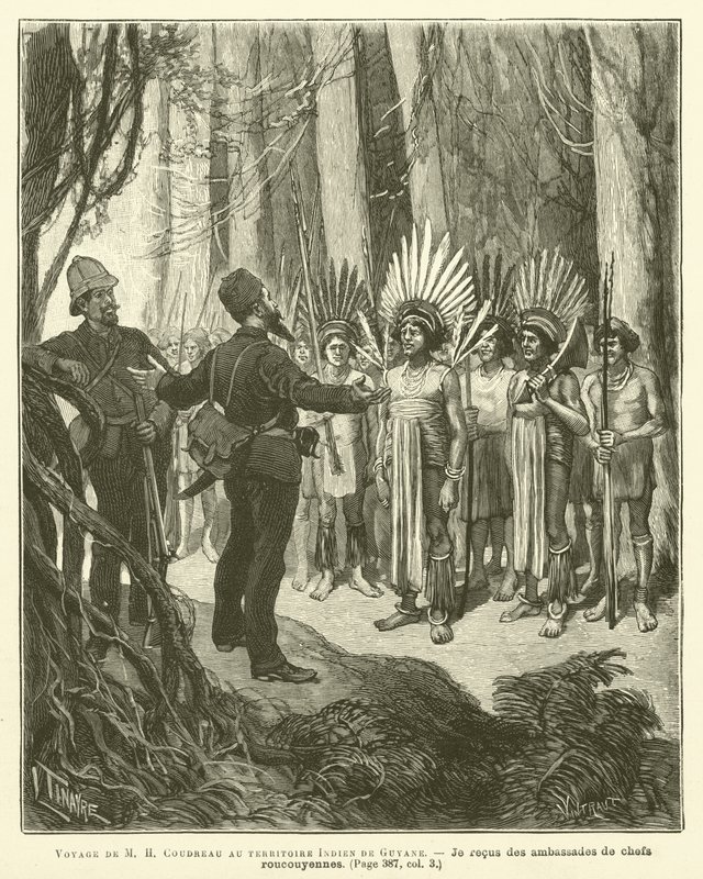 Viaje de M H Coudreau al territorio indio de Guyana de French School