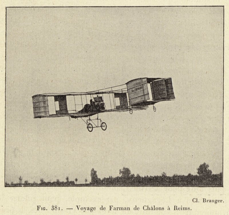 Viaje de Farman de Chalons a Reims de French School