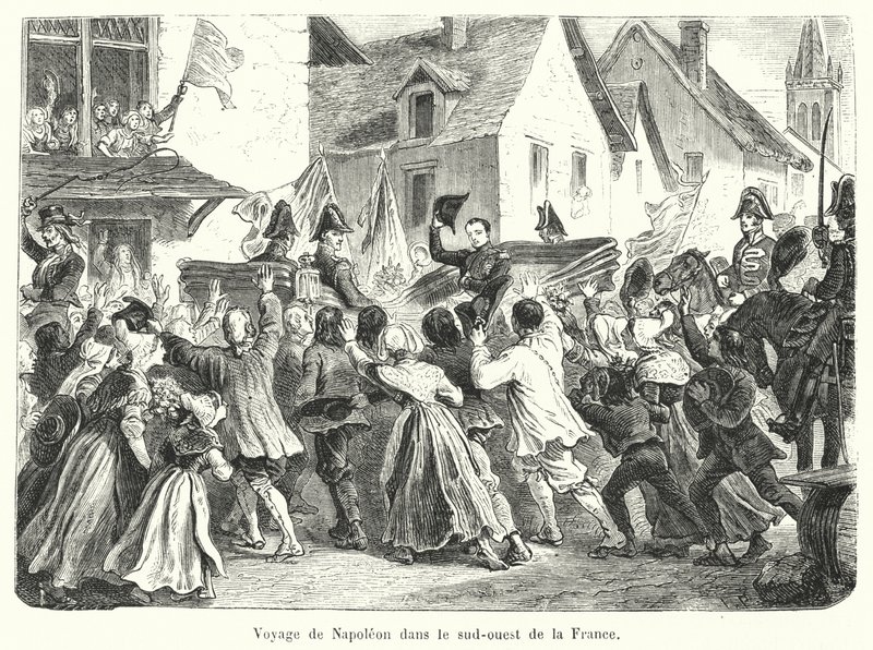 Viaje de Napoleón en el suroeste de Francia de French School