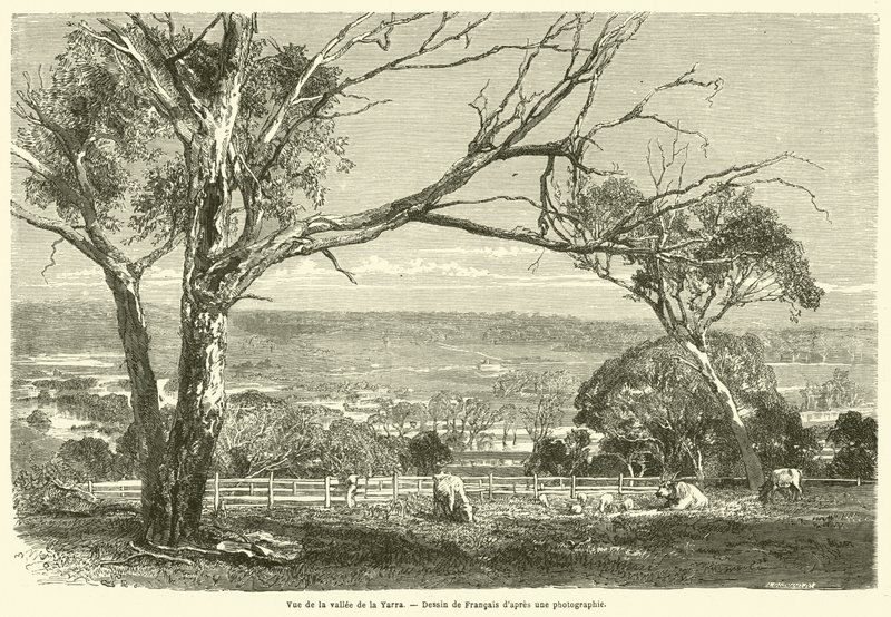 Vista del valle de Yarra de French School