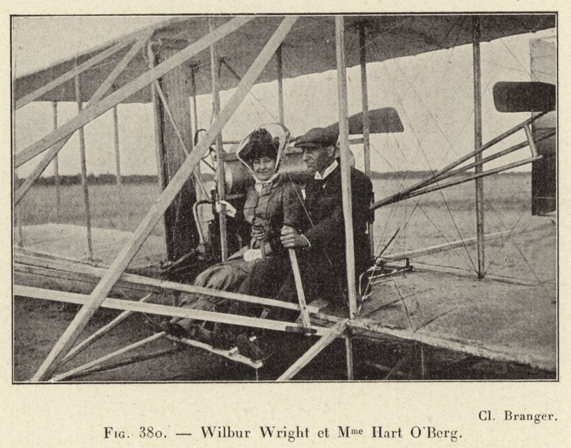 Wilbur Wright y Mme Hart O