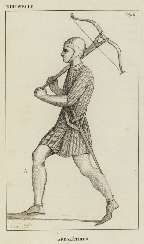 XIII Siecle, Arbaletrier de French School